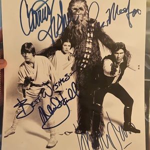 Starwars cast signed (reprints) ✍🏼